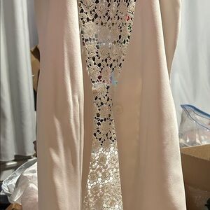Elegant White Lace Cardigan Casual Corner